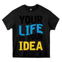 Black YOUR LIFE YOUR IDEA V2 Heavy Core Tee - Bettercallsaul