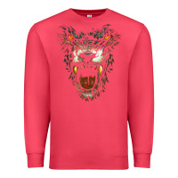 Cardinal Werewolf Face Lycan Gothic Horror Occult Scary Halloween Premium Sweatshirt - longCreatives