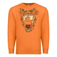 Carrot Werewolf Face Lycan Gothic Horror Occult Scary Halloween Premium Sweatshirt - longCreatives