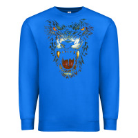 True Royal Werewolf Face Lycan Gothic Horror Occult Scary Halloween Premium Sweatshirt - longCreatives