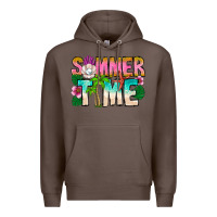 Coffee Summer Time Premium Hoodie - CowhideDigitalArt