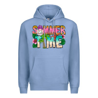 Colony Blue Summer Time Premium Hoodie - CowhideDigitalArt