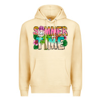 Pina Colada Summer Time Premium Hoodie - CowhideDigitalArt