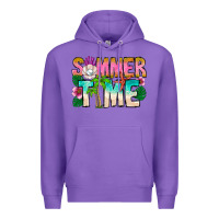 Purple Summer Time Premium Hoodie - CowhideDigitalArt