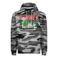 Slate Camo Summer Time Premium Hoodie - CowhideDigitalArt