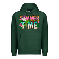 Sports Green Summer Time Premium Hoodie - CowhideDigitalArt