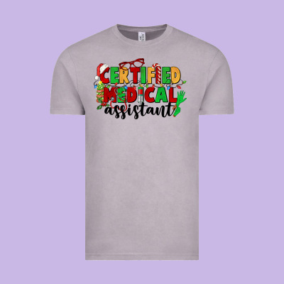 Certified Medical Assistant Vintage Tee Designed By Cowgirlartshop