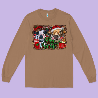 Stay Sweet Heifers Long Sleeve Tee Designed By Ranaportraitstore