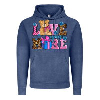 Vintage Denim love you more olivia Vintage Hoodie - OliviaCreatesArt