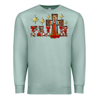 Seafoam faith our lady of guadalupe cross Premium Sweatshirt - BarkalooDesign