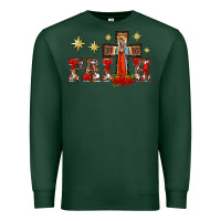 Sports Green faith our lady of guadalupe cross Premium Sweatshirt - BarkalooDesign