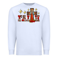 White faith our lady of guadalupe cross Premium Sweatshirt - BarkalooDesign