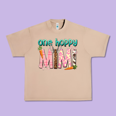 One Hoppy Mimi Easter Day Urban Heavy Tee Designed By Howdyjamesfarm