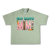 Oil Green One hoppy Mimi Easter Day Urban Heavy Tee - HowdyJamesFarm