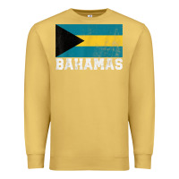 Antique Gold Bahamas Flag Country Men Women Kids Christmas Gift Family Premium Sweatshirt - longCreatives
