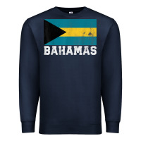 Navy Bahamas Flag Country Men Women Kids Christmas Gift Family Premium Sweatshirt - longCreatives