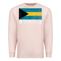 Pale Pink Bahamas Flag Country Men Women Kids Christmas Gift Family Premium Sweatshirt - longCreatives