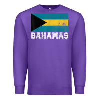 Purple Bahamas Flag Country Men Women Kids Christmas Gift Family Premium Sweatshirt - longCreatives