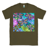 Army Green dragonflies Classic Tee - TumblerDesignByShophia