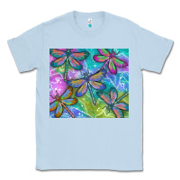 Dusty Blue dragonflies Classic Tee - TumblerDesignByShophia