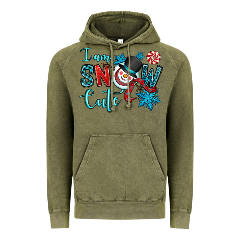 I Am Snow Cute Vintage Hoodie by OliviaCreatesArt | Teevron