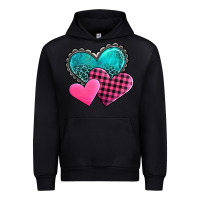 Black valentine's day hearts Urban Hoodie - AdoDesignShop