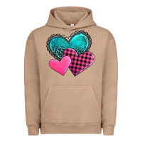 Pigment Burro valentine's day hearts Urban Hoodie - AdoDesignShop