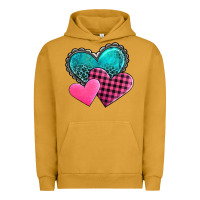 Pigment Peanut Butter valentine's day hearts Urban Hoodie - AdoDesignShop