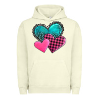Pigment Pistachio valentine's day hearts Urban Hoodie - AdoDesignShop