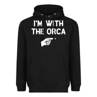 Black im with the orca costume halloween matching party Heavyweight Hoodie - longCreatives