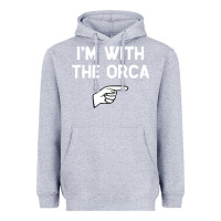 Heather Grey im with the orca costume halloween matching party Heavyweight Hoodie - longCreatives