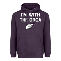 Plum im with the orca costume halloween matching party Heavyweight Hoodie - longCreatives