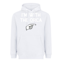 White im with the orca costume halloween matching party Heavyweight Hoodie - longCreatives