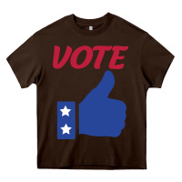 Chocolate Brown Vote Heavy Core Tee - Bettercallsaul
