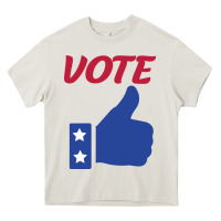 Cream Vote Heavy Core Tee - Bettercallsaul