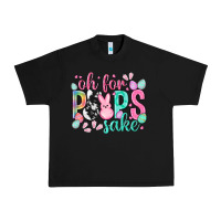 Black Oh for peeps sake cowhide Easter Day Urban Heavy Tee - HowdyJamesFarm