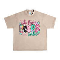 French Oak Oh for peeps sake cowhide Easter Day Urban Heavy Tee - HowdyJamesFarm