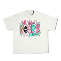 Pistachio Oh for peeps sake cowhide Easter Day Urban Heavy Tee - HowdyJamesFarm