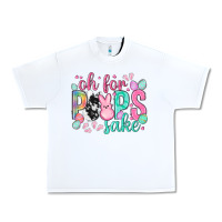 White Oh for peeps sake cowhide Easter Day Urban Heavy Tee - HowdyJamesFarm