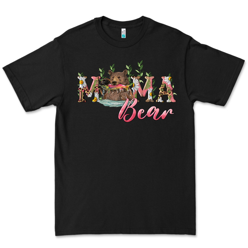 Mama Bear With Daisy Premium Tee by RanaPortraitStore | Teevron