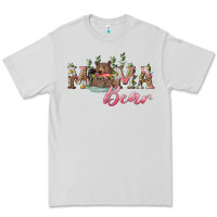 Dove Grey mama bear with daisy Premium Tee - RanaPortraitStore