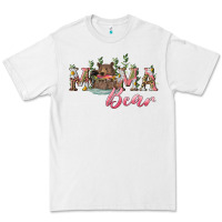 White mama bear with daisy Premium Tee - RanaPortraitStore