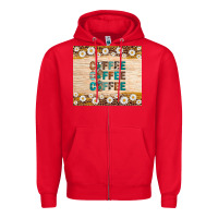 Red coffee Zipper Hoodie - Artiststas