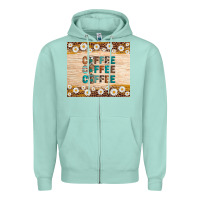 Seafoam coffee Zipper Hoodie - Artiststas