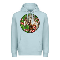 Blue Mist Horse Christmas Premium Hoodie - LillyAllenDesigns