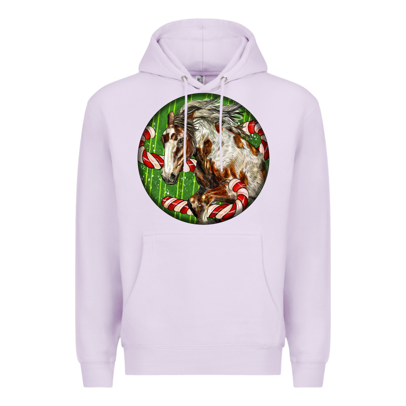 Horse Christmas Premium Hoodie by LillyAllenDesigns | Teevron