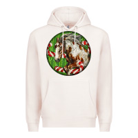 Pale Pink Horse Christmas Premium Hoodie - LillyAllenDesigns
