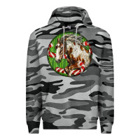 Slate Camo Horse Christmas Premium Hoodie - LillyAllenDesigns