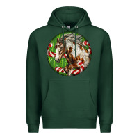 Sports Green Horse Christmas Premium Hoodie - LillyAllenDesigns