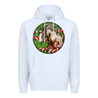 White Horse Christmas Premium Hoodie - LillyAllenDesigns